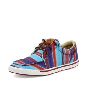 Twisted X Hooey Vibrant Serape Shoes - Blue