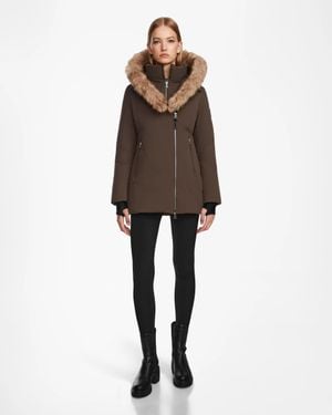 Rudsak Aurore Fitted Short Down Parka - Brown