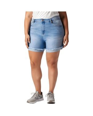 Celebrity Pink Cuffed Denim Denim Shorts - Blue