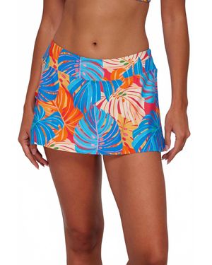 Sunsets Inc. Sporty Swim Skirt - Blue