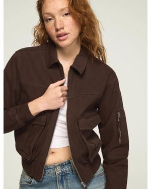 Lucky Brand Lucky Legend Bomber Jacket - Brown