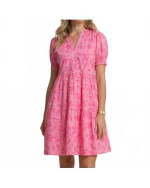 Southern Tide Mina Printed Dress - Pink