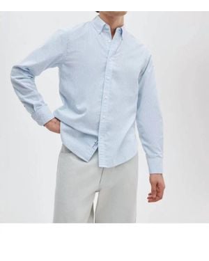 Rag & Bone Classic Oxford Shirt - Blue