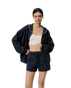 LILYSILK Seamflow Verge Hoodie - Blue