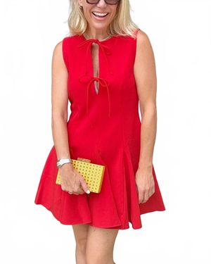 Beulahstyle Paladium Mini Dress - Red