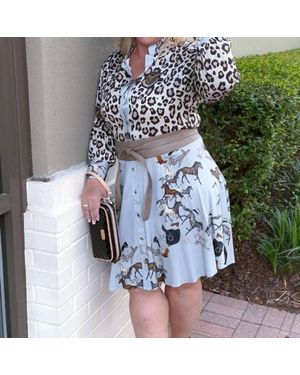 Mucho Gusto Derby Dress - Blue