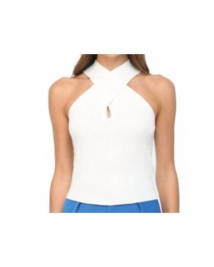 Fate Knit Halter Top - Black