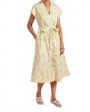 Strut & Bolt Garden Shirt Dress - Yellow