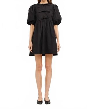 SOFIA The Label Avery Mini Dress - Black