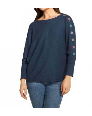 Fdj Nessie Batwing Top - Blue