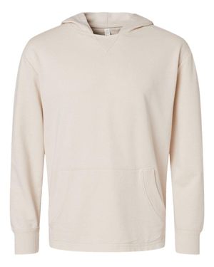 L.A.T Vintage Wash Fleece Hoodie - White