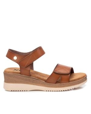 Xti Low Wedge Sandals - Brown