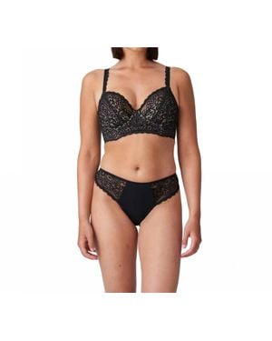 Twist I Do Longline Bra - Black