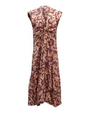 A.L.C. Alc Alexandria Cut Out Maxi Dress - Brown