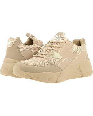 Bullboxer Ebi Sneaker Mink Lace-Up Comfort Shoes Jobb672 - Metallic