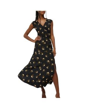 Veronica Beard Wixson Floral Dress - Black