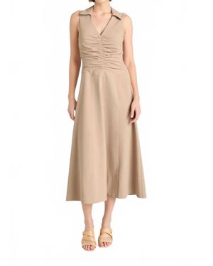 Cinq À Sept Kilda Midi Dress - Natural