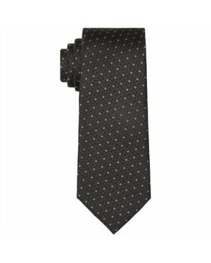 Calvin Klein Flower Dot Slim Woven Tie - Gray