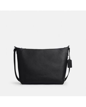 COACH Finn Hobo Bag 32 - Black