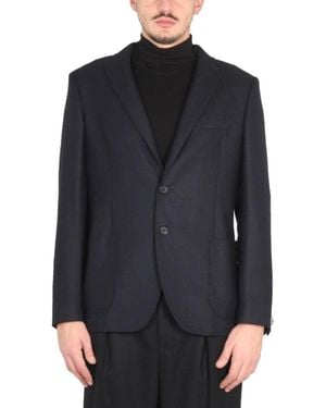 Tonello Single-Breasted Jacket - Blue