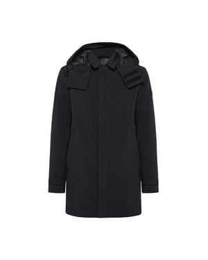 Peuterey Nylon Hooded Parka - Black