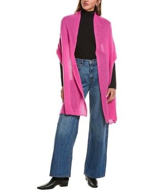 Portolano Lightweight Cashmere Wrap - Pink