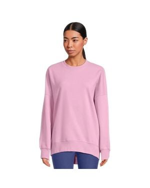 Beyond Yoga Solstice Sweatshirt Oversized Crew Neck Ddr2917 - Pink