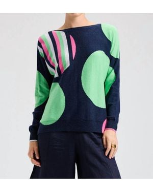 Zaket & Plover Mega Dot Sweater - Green