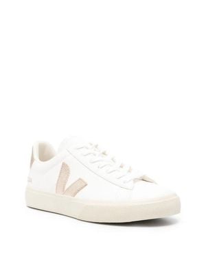 Veja Campo Low-Top Leather Sneakers - White