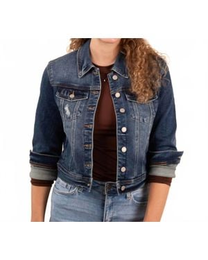 Judy Blue Classic Denim Button Jacket - Blue