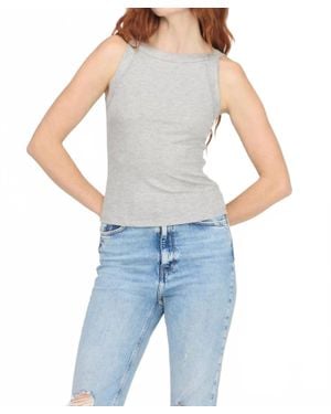 Project Social T Emil Classic Rib Tank Top - Blue