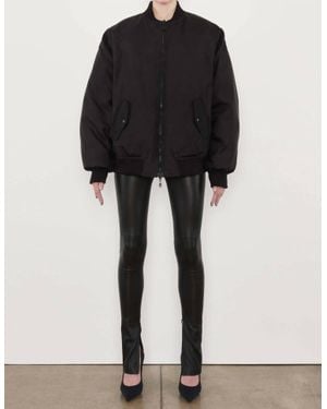 Wardrobe NYC Reversible Bomber Jacket - Black