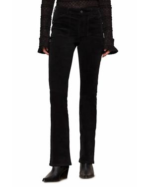 Sanctuary Velveteen Hayden Bootcut Pants - Black