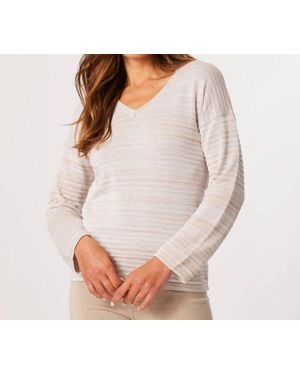French Kyss Space Dye Sweater - White