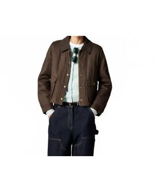 J.Crew Cropped Barn Jacket - Black