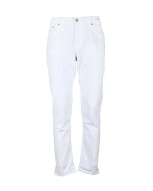 UNIFORM Slim Technical Jeans - White