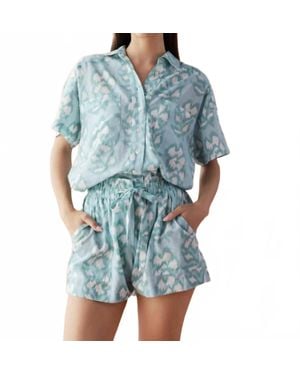Omika Florence Button Down Shirt - Blue