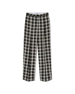 MSGM Viscose Casual Pants - Gray