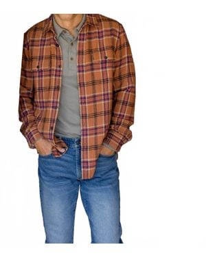 Grayers Vintage Slub Twill Shirt - Blue