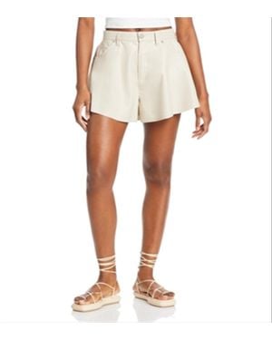 Blank NYC High Waisted Raw Cut Shorts Size 24 - White
