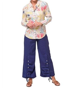 Tulip Clothing Cotton Gretchen Shirt - Blue