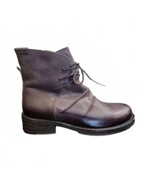 Eric Michael Ursula Ankle Boots - Purple