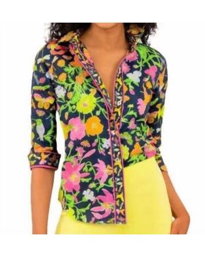 Gretchen Scott Boyfriend Shirt - Green