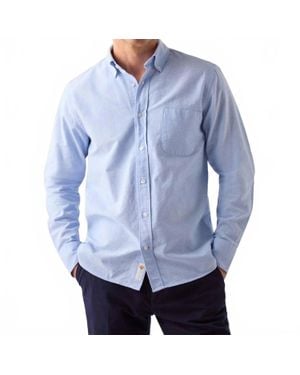 Robert Talbott Harrison Button Down Oxford Shirt - Blue