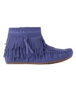 Manitobah Dancer Ankle Boot - Blue