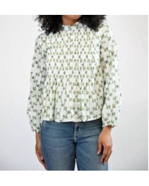 Victoria Dunn Kinsley Long Sleeve Top - White