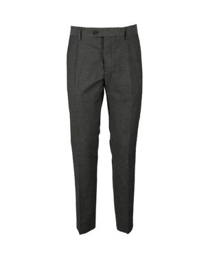 Aglini Stretch Cotton Pants - Gray