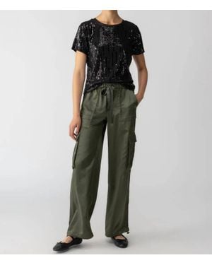 Sanctuary Sequin Perfect Top - Green