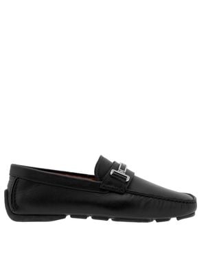 Bally Drulio Classic Leather Loafers - Black