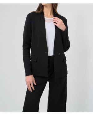 Anatomie Rosalinda Performance Knit Sleeve Blazer - Black